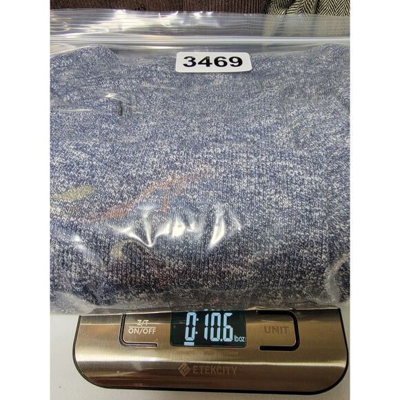 Tommy Hilfiger Blue V-neck Men's Sweater - Large - Picture 8 of 8